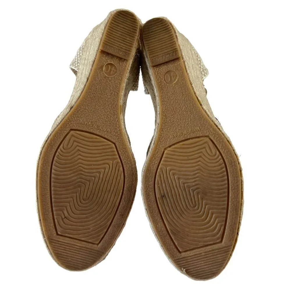 PASEART Adna Open Toe Navy Blue Espadrilles